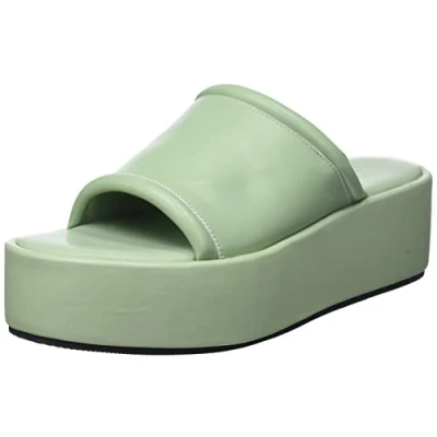 Imagen de L37 HANDMADE SHOES Piece of Heaven, Sandalia Mujer, Verde, 36 EU