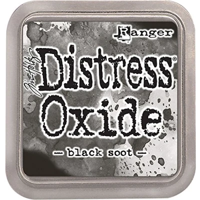 Imagen de Ranger Tim Holtz Distress Oxide Pine Needles a 2x2 Raised Pad, with Water Reactive Dye Ink Tinta, Schaumstoff, Verde, 7.6 X Cm