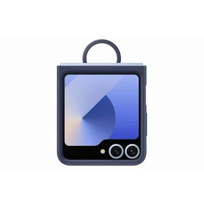 Imagen de Samsung Silicio Back Cover con Anillo Azul Oscuro Galaxy Z Flip 6