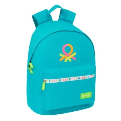 Imagen de BENETTON SUMMER Mochila Juvenil para Portátil 14.1&quot;, Ideal Jóvenes de Diferentes Edades, Cómoda y Versátil, Calidad Resistencia, 31x16x41 cm