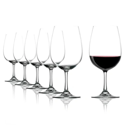 Imagen de STÖLZLE LAUSITZ copas de vino Weinland I Juego 6 alta calidad aptas para lavavajillas irrompibles Copa muchas variedades (copas tinto 450 ml mango corto)