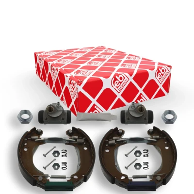 Imagen de FEBI BILSTEIN 37484 Kit frenos, disco de tambor Eje trasero con cilindro freno rueda, accesorios, material montaje añadido