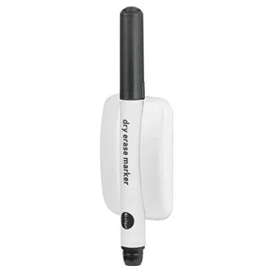 Imagen de Bi Office AA0516 Rotulador y borrador magnético para pizarras de borrado en seco, 130 x 40 mm, color blanco