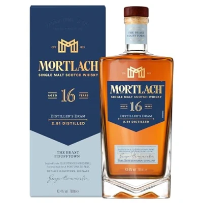 Imagen de Mortlach 16 Years Old DISTILLER&#039;S DRAM Single Malt 43,4% Vol. 0,7l in Giftbox