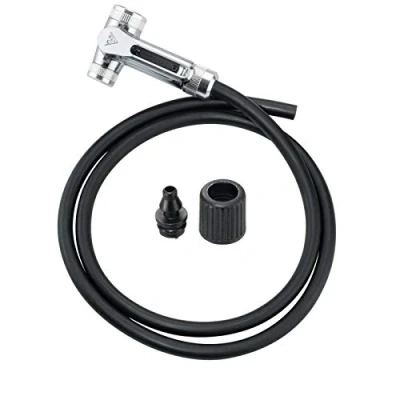Imagen de TOPEAK TwinHead DX Upgrade Kit, with Smarthead DX1 Full Metal Pump Head, (w/o Multi Hose adapters) Bomba de Aire Ciclismo, Adultos Unisex, Negro (Negro), 8.2 x 5 4.3 cm / 3.2 2 1.7