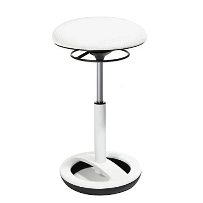 Imagen de TOPSTAR Sitness High Bob Taburete Giratorio de pie, poliéster, Blanco, 36.5 x 70 cm