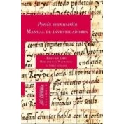 Imagen de Poesia Manuscrita. Manual De Investigadores