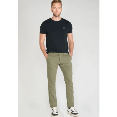Imagen de Le Temps Des Cerises Jhkurt Pantalones chinos, Hombre, Talla: 30xL32, Vert