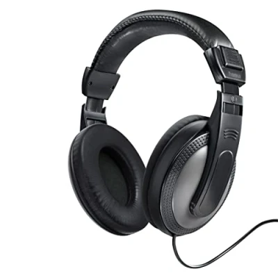 Imagen de Cascos Shell Hama Supraaurales Cable Largo (2 M) Negro