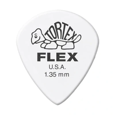 Imagen de JIM DUNLOP Púas 1,35mm Tortex Flex Jazz III Saco de 12