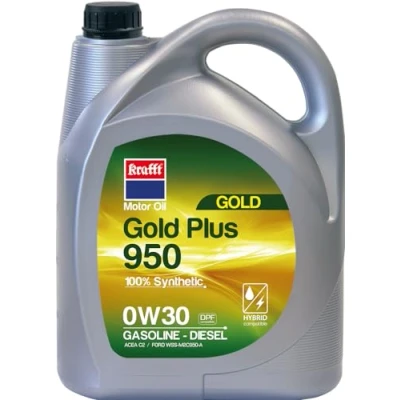 Imagen de Krafft Aceite Motor GOLD PLUS 950 0W30, Baja Viscosidad, 5L