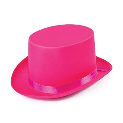 Imagen de Bristol Novelty Sombrero de copa rosa satinado, multicolor (BH499)