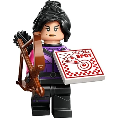 Imagen de Toynova Selección: Lego 71039 Minifiguras Marvel Serie 2 Minifigures Coleccionables Figuras + postal gratis (07 Kate Bishop)