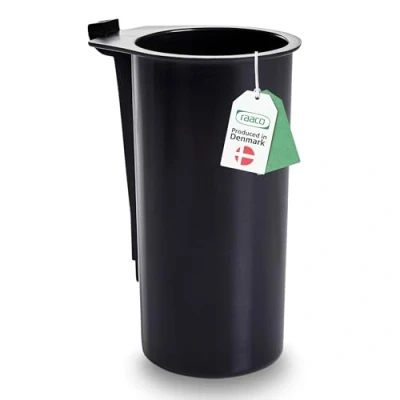 Imagen de raaco Clip 8 50 Soporte para Tubos Panel Perforado y Pared de Herramientas, Diámetro mm, Ideal Lápices, Pinceles Pequeñas Soporta hasta 1,3 kg, Set 1