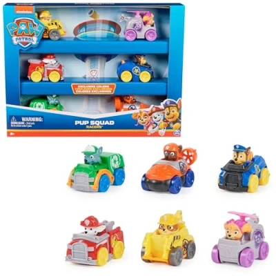 Imagen de Patrulla Canina Pack 6 Coches Pup Squad Racers Juguetes Juegos Infantiles 6070070 Niños 3 años +