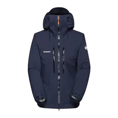 Imagen de Mammut Taiss HS Hooded Chaqueta Hard shell, Mujer, Talla: XL, Marine black