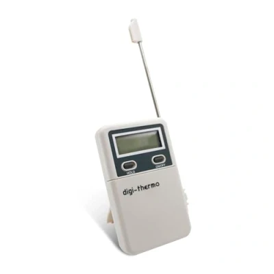 Imagen de DOJA Barcelona Termometro Digital de Mano con Sonda Pack 1 50+300ºC Termómetro Temperatura Industrial Para Medir Cocina, Agua, Barbacoa..