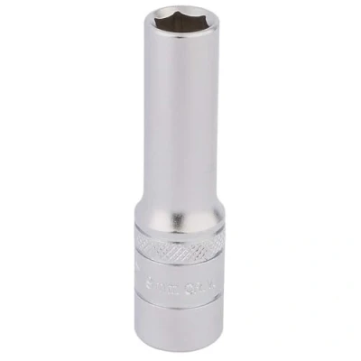 Imagen de Draper DT MM/MS 3/8 &quot;Square Drive Llave &amp; # 174; 6 punto profundo Socket (9 mm), color azul