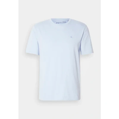 Imagen de Scotch &amp; Soda Seasonal CORE Regular FIT LOGO Camiseta básica, Hombre, Talla: Small, Sky blue