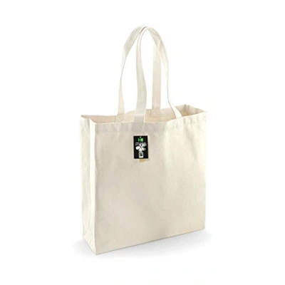 Imagen de Westford Mill W623 Bolsa de Compras clásica en algodón Comercio Justo