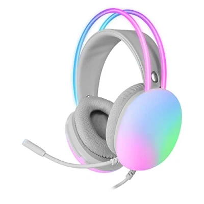 Imagen de MARSGAMING Auriculares MH GLOW PC/Ps4 5/xbox Pink