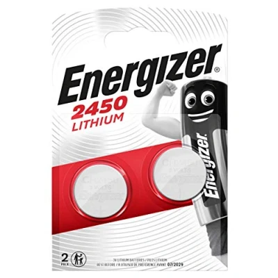 Imagen de Lote de 2 pilas ENERGIZER CR2450 1 blister litio 3V