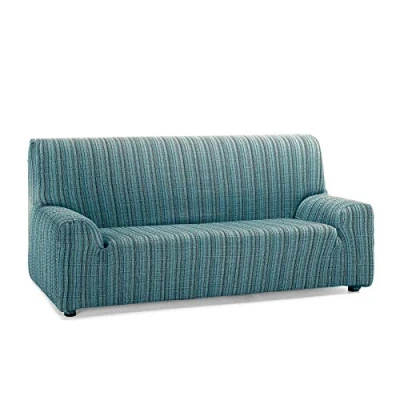 Imagen de Martina Home Mejico Funda de sofá elástica, Azul, 4 Plazas, 240 a 270 cm ancho