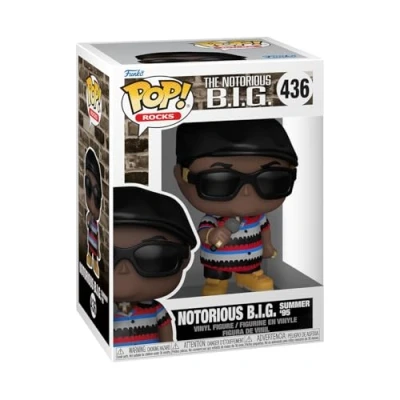 Imagen de FUNKO Pop! Rocks: Biggie “Beat The Summer Jam&#039;&#039; Notorious Big Figura de Vinilo Coleccionable Idea Regalo Mercancia Oficial Juguetes para Niños y Adultos Music Fans