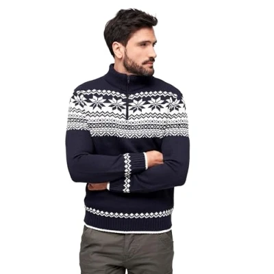 Imagen de Brandit Troyer Norweger Jersey de punto, Hombre, Talla: Medium, Navy