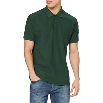 Imagen de Fruit of the Loom Ss033m Polo, Green (Bottle Green), Large para Hombre