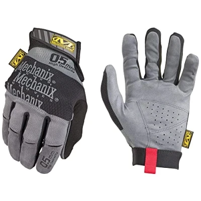 Imagen de Mechanix Wear Guantes Specialty 0,5 mm High Dexterity (Mediana, Negro/Gris)