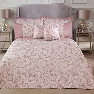 Imagen de Emma Barclay Duquesa Edredón para Cama Doble, 100% poliéster, Color Rosa
