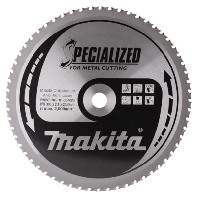Imagen de Makita B 33439 Especializada hoja de sierra 305 mm x 1 pulgada, 60 z