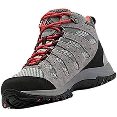 Imagen de Columbia Redmond III MID Waterproof Zapatillas de senderismo, Mujer, Talla: 39.5, Steam/red cora Zapatos