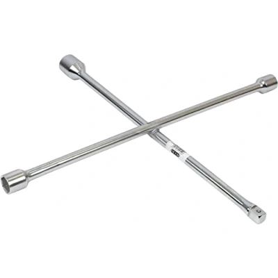Imagen de KS TOOLS 518.1155 Llave de cruz para rueda cuatro vías hexagonal Acero herramientas 24, 27, 32
