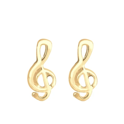 Imagen de Elli Music Pendientes goldcoloured, Mujer, Talla: One Size, Gold coloured