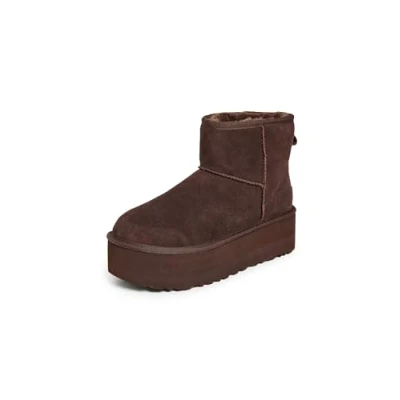 Imagen de UGG Classic MINI Platform Botines con plataforma, Mujer, Talla: 39, Burnt cedar Zapatos