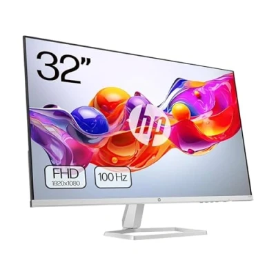 Imagen de HP 532sf Monitor de 31.5&quot; FHD (1920x1080, VA, 100 Hz, 7ms, 99% sRGB, 300 Nits, contraste 3000:1) Negro con Soporte Plateado
