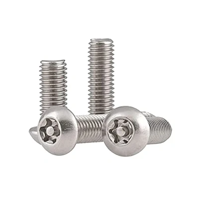 Imagen de ANSIEDIO Tornillos Torx de Cabeza Redonda con Núcleo Columna Antirrobos Acero Inoxidable M10x60mm,3 pcs