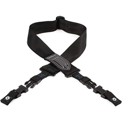 Imagen de DiMarzio DD2200JP BKBL J. Petrucci Signature ClipLock negro con costuras azules