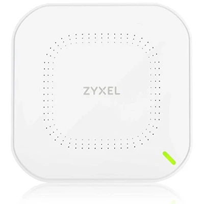Imagen de Zyxel Cloud WiFi6 AX1800 Wireless Access Point (802.11ax de Doble Banda), manejable a través en Nube o Independiente, hasta 4 SSID, PoE, Fuente alimentación incluida [NWA50AX]