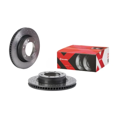 Imagen de BREMBO 09.D617.1X Disco de freno 319 28 5 perforado/ventil. int. revestido TOYOTA: HILUX 3 Pick up, VIII 8 Pritsche/Fahrgestell