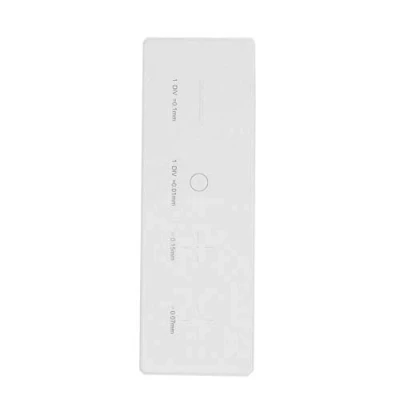 Imagen de 【𝐏𝐚𝐬𝐜𝐮𝐚】 Microscopio Objetivo Calibración Regla Diapositiva Micrómetro Cristal Etapa DIV 0.01mm