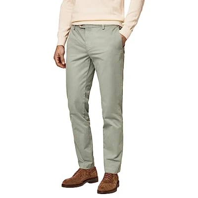 Imagen de Hackett London Core Kensington Pantalones, Verde Polvoriento, 32W/34L para Hombre