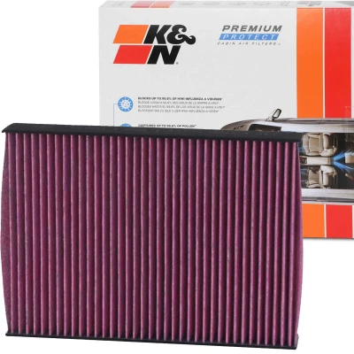 Imagen de K&amp;N Filters DVF5063 Filtro de habitáculo carbón activado 250 35 cuadrada RENAULT: Megane 4, IV Berlina, Kadjar, NISSAN: Qashqai 2