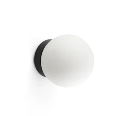 Imagen de Faro PING Aplique de baño negro mate 3000K IP44