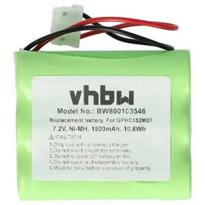 Imagen de vhbw Batería Compatible con Dirt Devil EVO M678 Robot Limpieza (1500 mAh, 7,2 V, NiMH)