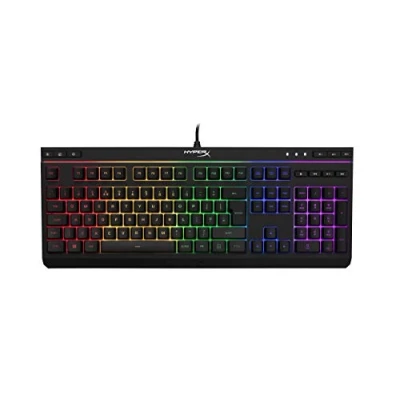 Imagen de HyperX Alloy Core RGB Teclado USB QWERTY Inglés británico Negro Teclados (estándar, USB, de Membrana, QWERTY, LED RGB, Negro)