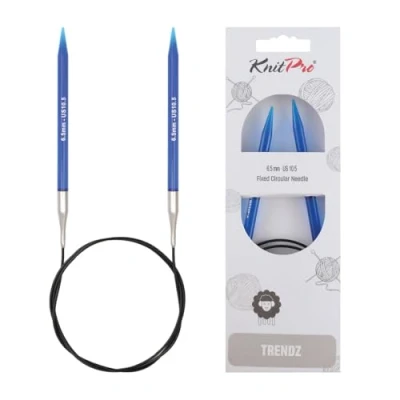 Imagen de Knit Pro Trendz Agujas Circulares fijas (100 cm x 6,50 mm), Multicolor