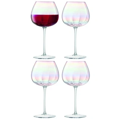 Imagen de Lsa Copa de Vino Tinto, Nácar, 460ml, Paquete 4, Cristal, 460 ml, 4 unidades,